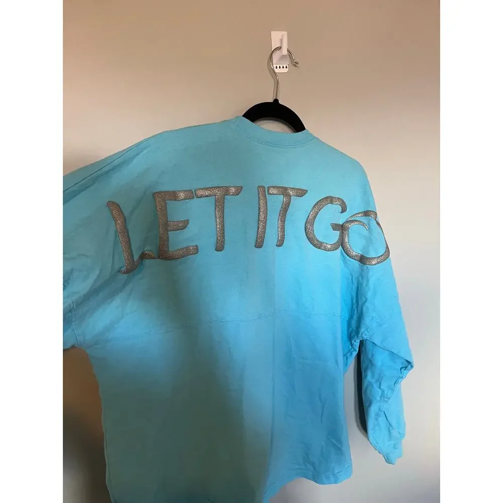 Disney spirit jersey frozen let it go the broadway‎ musical women’s large